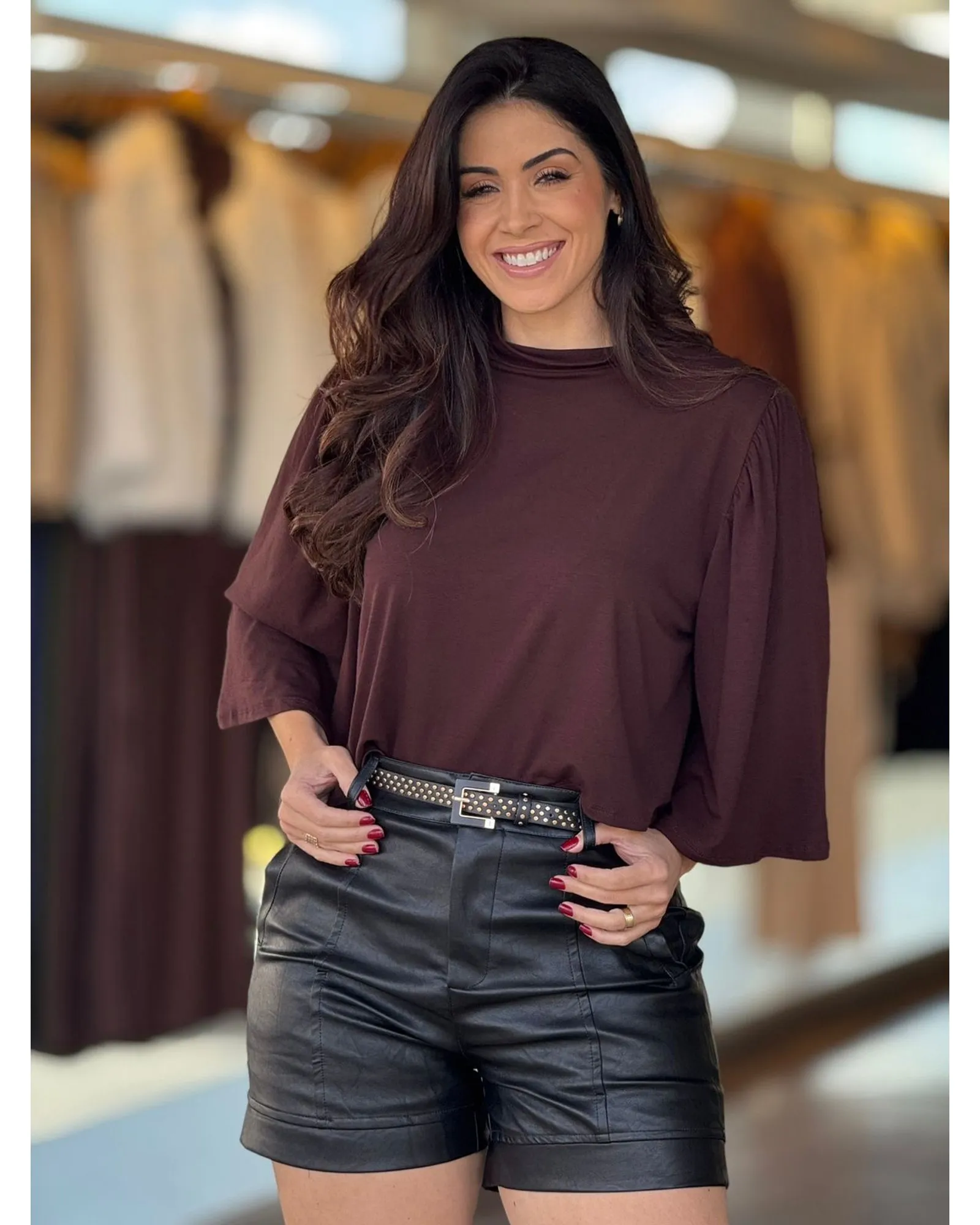 Blusa Basic Manga Morcego  1