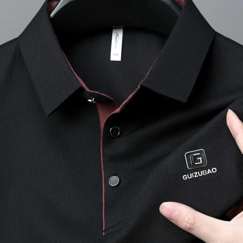 [Leve 5, Pague 3] Camisa Polo Baron em Malha de Seda Gelo e Viscose Tecnológica (Não Amassa Nem Desbota!) 3