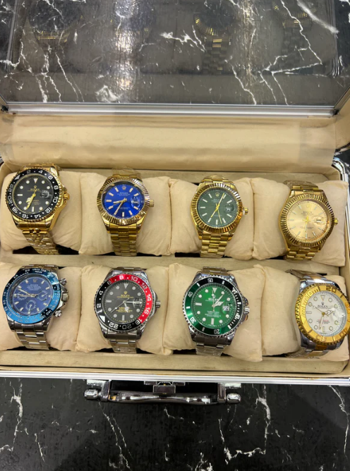 MALETA COM 8 RELÓGIOS 2
