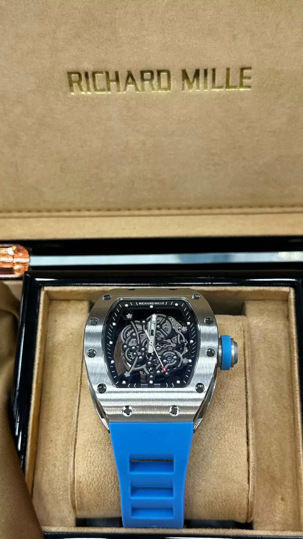 RICHARD MILLE RM 55 - TITANIUM AZUL 2