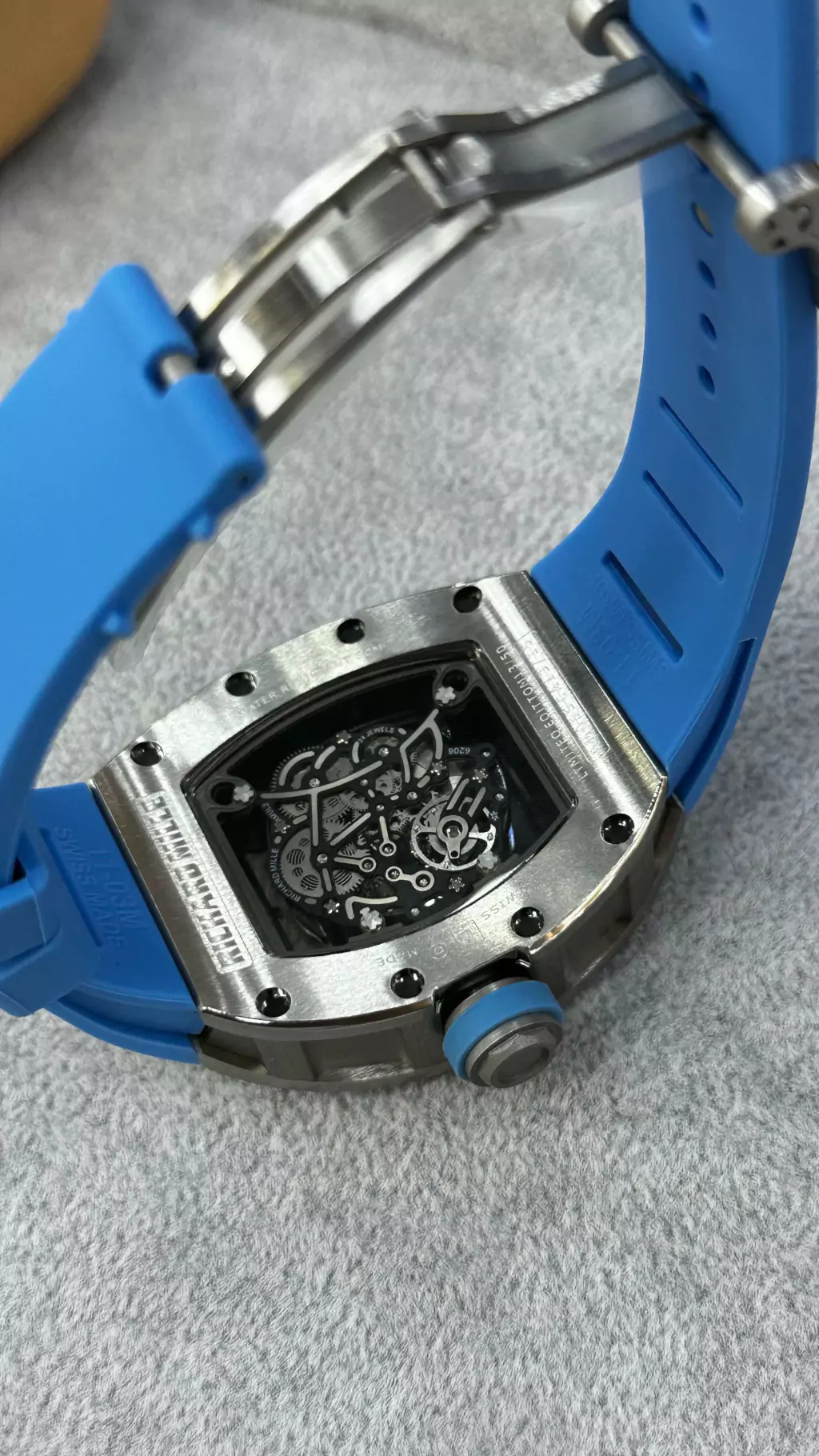 RICHARD MILLE RM 55 - TITANIUM AZUL 3