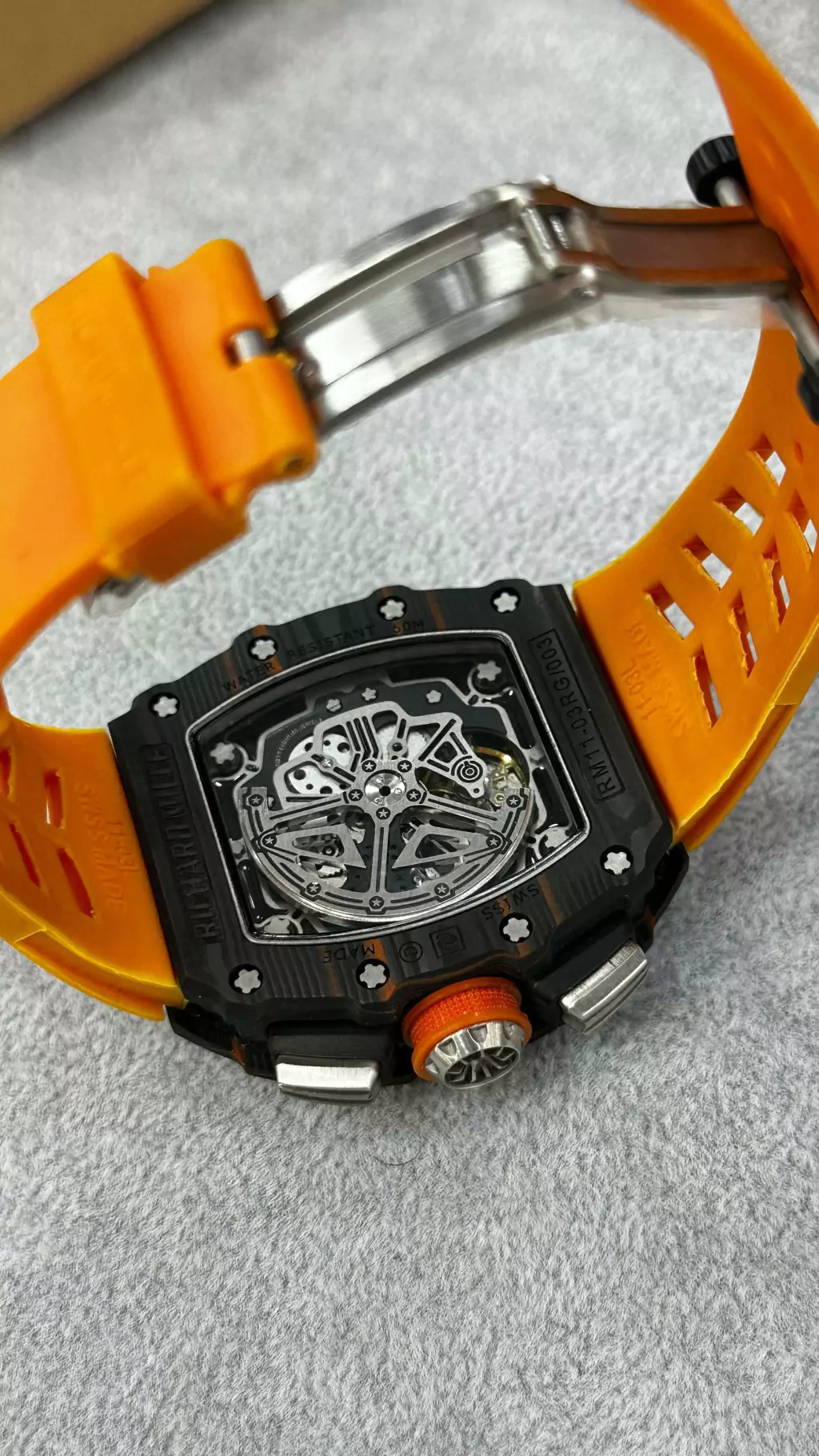 RICHARD MILLE RM 11-03 FLYBACK CHRONOGRAPH MCLAREN ORANGE CARBON 2