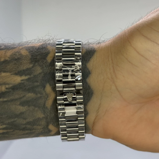 ROLEX OYSTER (PRATA/TIFFANY) 3