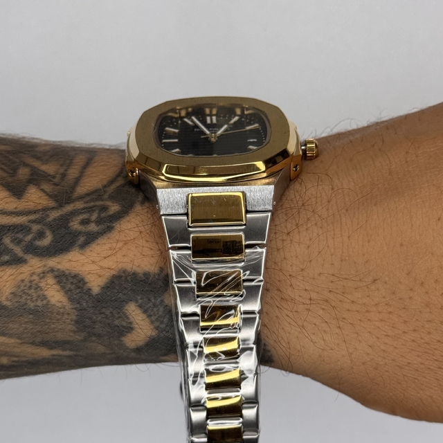 PATEK PHILIPPE NAUT AÇO (MISTO/PRETO) 3