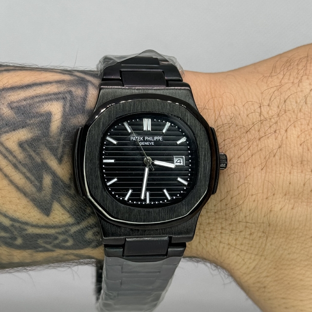 PATEK PHILIPPE NAUT AÇO (PRETO) 1