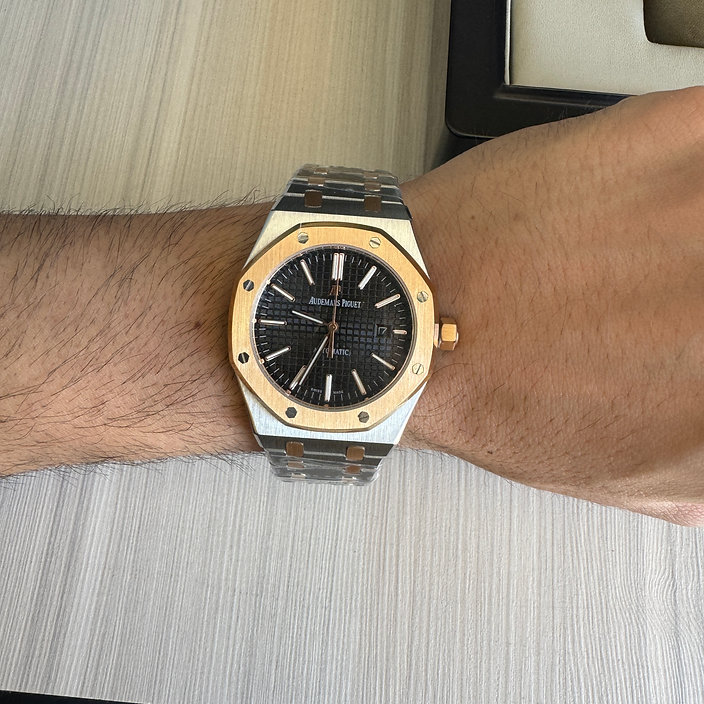 AUDEMARS PIGUET ROYAL OAK PRATA ROSE 41MM 2