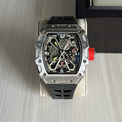 RICHARD MILLE PRATA VERMELHO 47MM 1