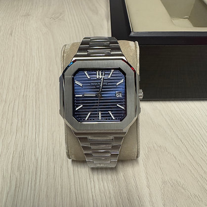 PATEK PHILIPPE CUBITUS PRATA AZUL 45MM 1