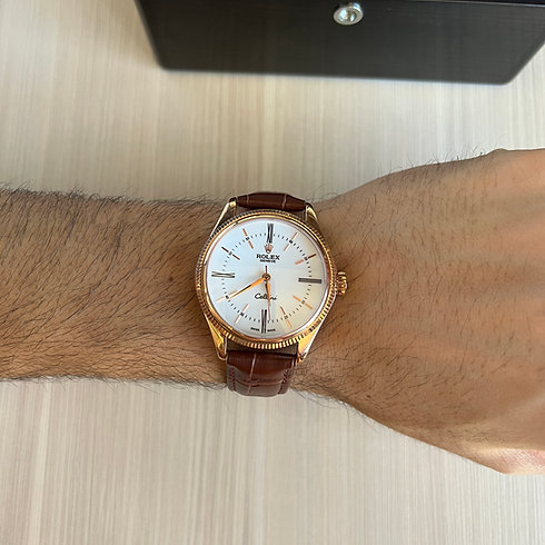 ROLEX CELLINI ROSE COURO 40MM 2