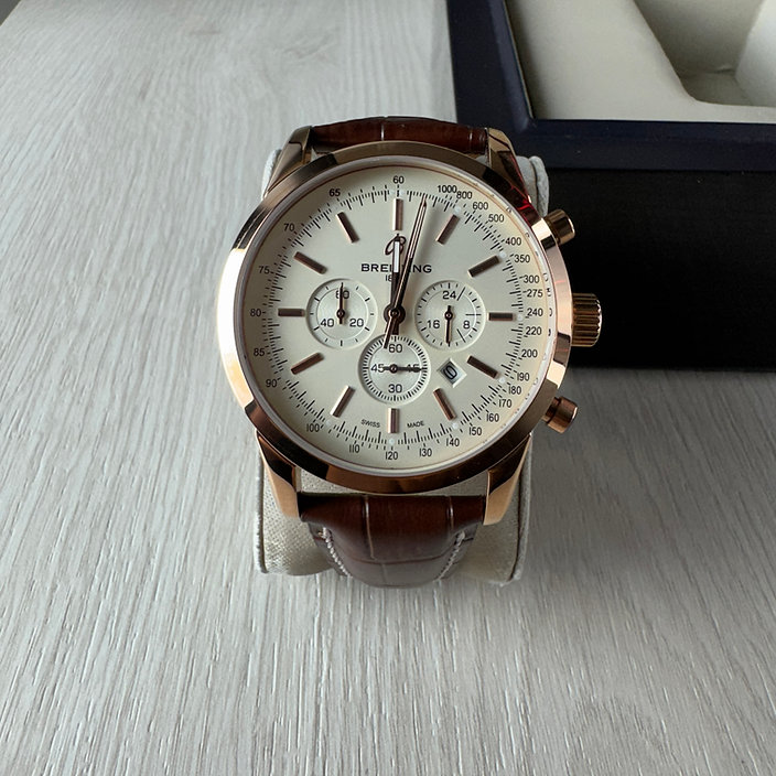 BREITLING TRANSOCEAN ROSE COURO 44MM 1