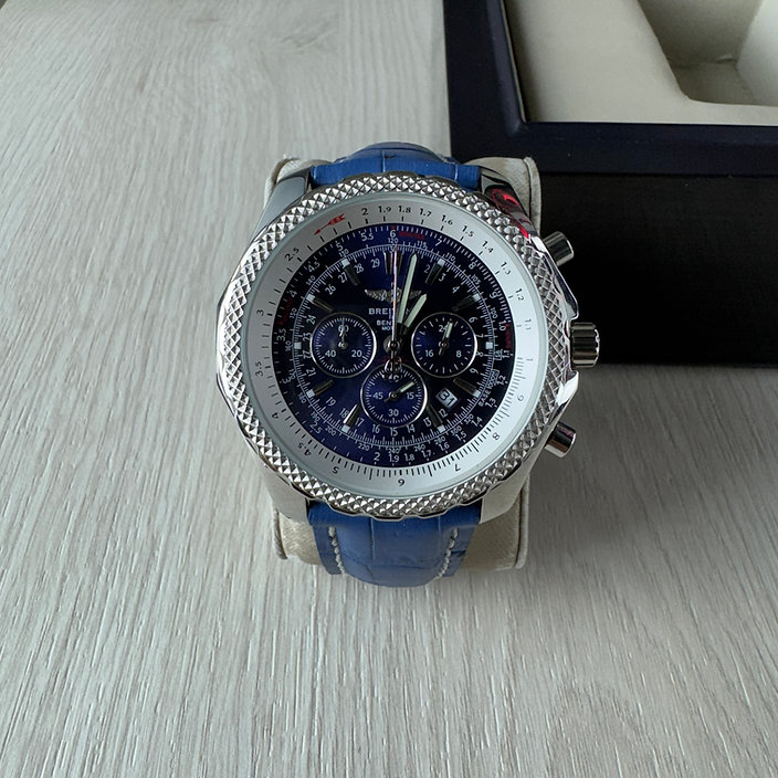 BREITLING BENTLEY PRATA AZUL 46MM 1