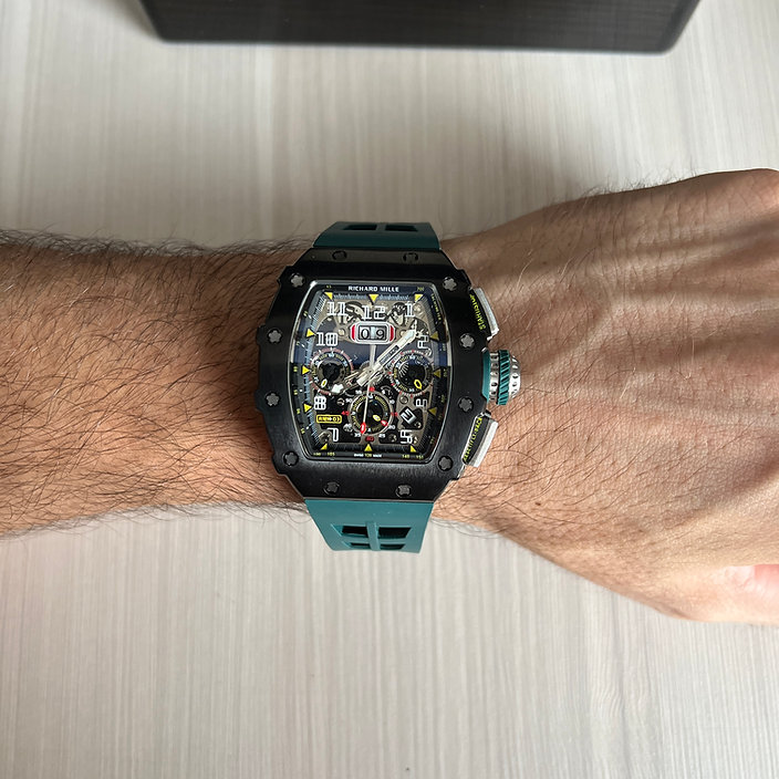 RICHARD MILLE PRETO VERDE 47MM 2