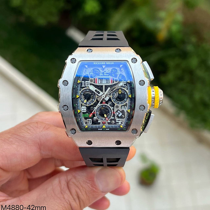 RICHARD MILLE PRATA AMARELO 47MM 1