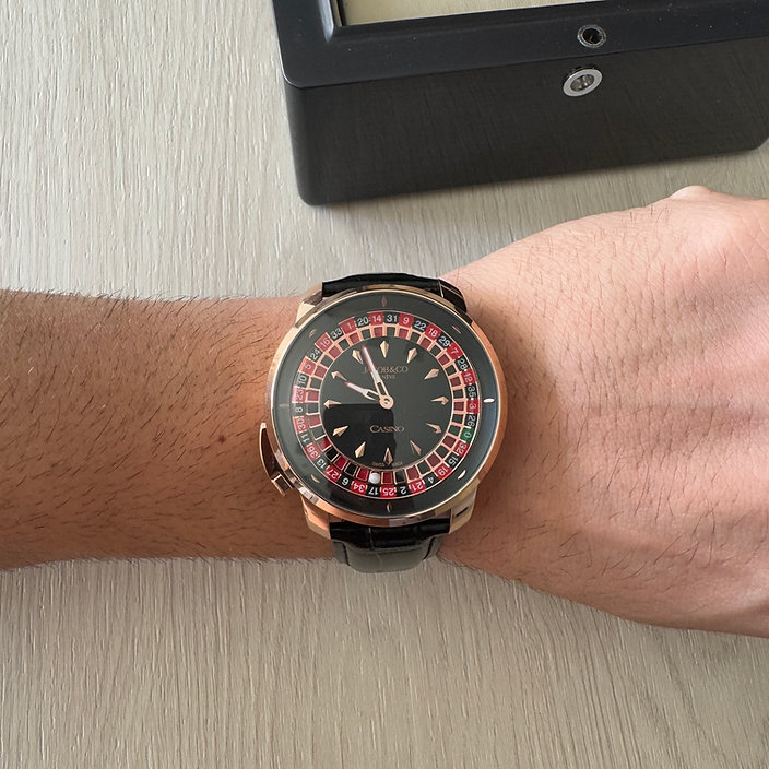 JACOB & CO CASSINO ROSE PRETO 44MM 2