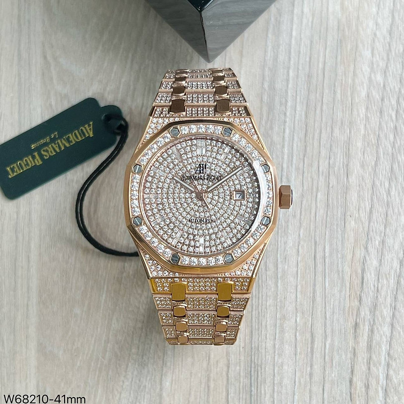 AUDEMARS PIGUET ROYAL OAK ROSE COM BRILHANTE 42MM 1