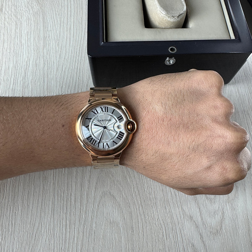 CARTIER BALLON BLEU ROSE 42MM 2