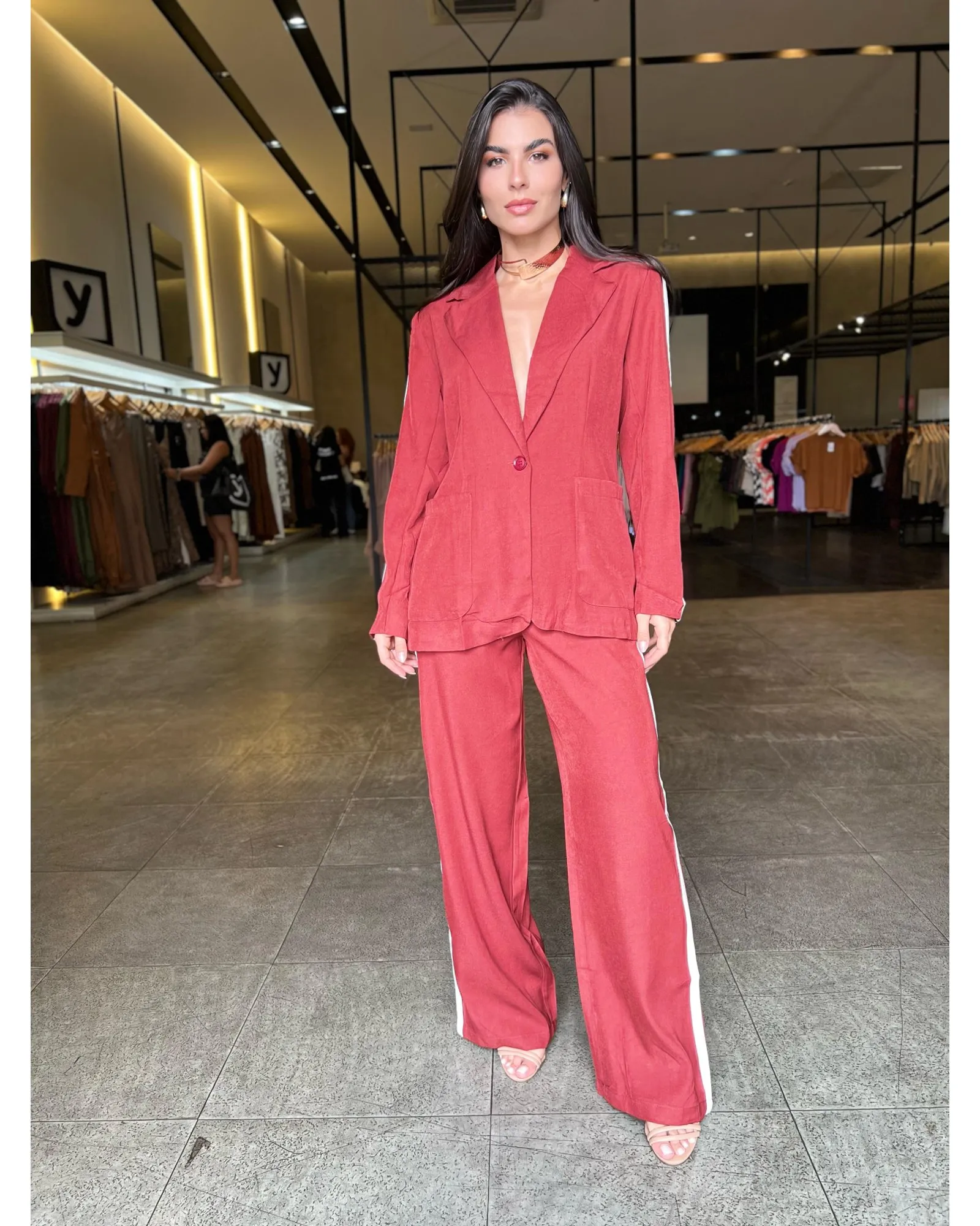 Conjunto Blazer Listras Cíntia  2