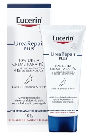 Creme Hidratante para Pés Urea Repair Plus 100ml, Hidratação Intensiva, Ureia, Pele Seca e Extra Seca 1