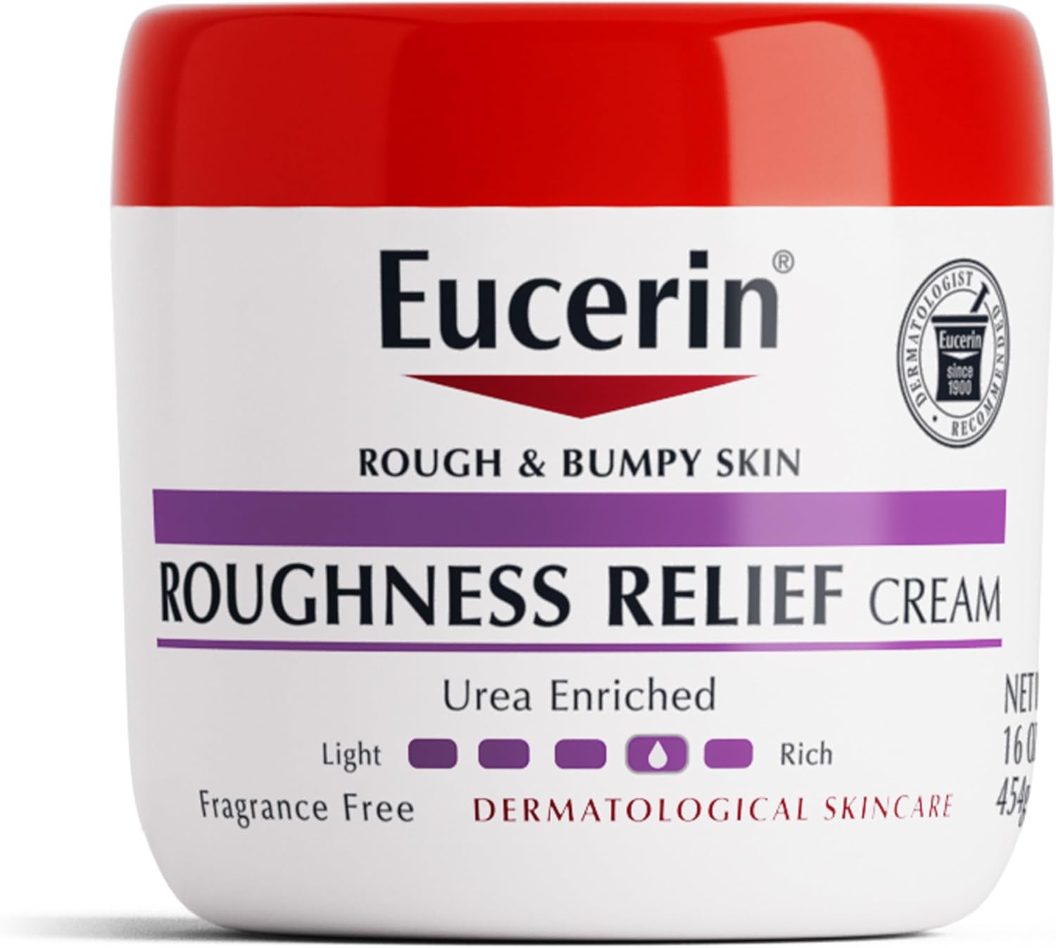 Creme Corporal Roughness Relief Para Pele Áspera E Irregular, Hidratante Corporal Sem Fragrância Com Ureia E Ceramida-3, Frasco De 16 Oz 1