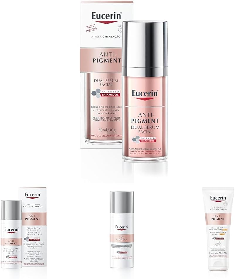Kit Sérum Facial Anti-Pigment + Creme Facial Dia Anti-Pigment + Creme Facial Anti-Pigment Noite + Creme para mãos Anti-Pigment 1