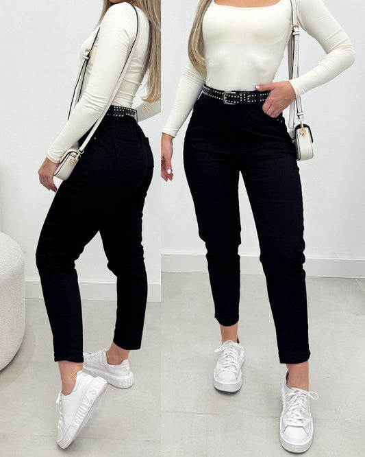 Calça Sarja com Cinto 2