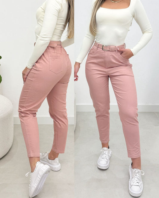 Calça Sarja com Cinto 3