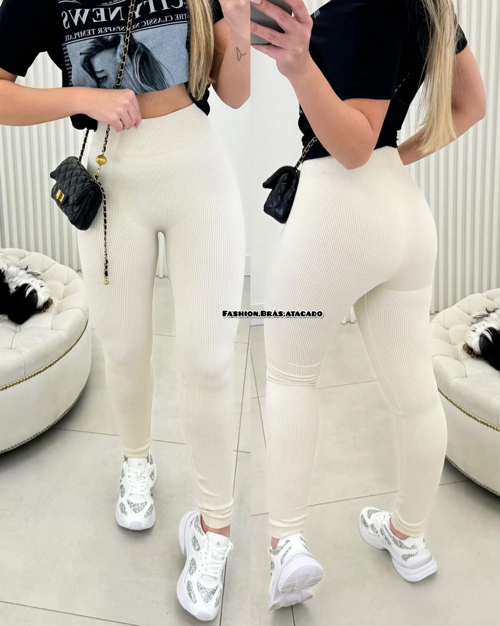 CALÇA CANELADA FASHION  2