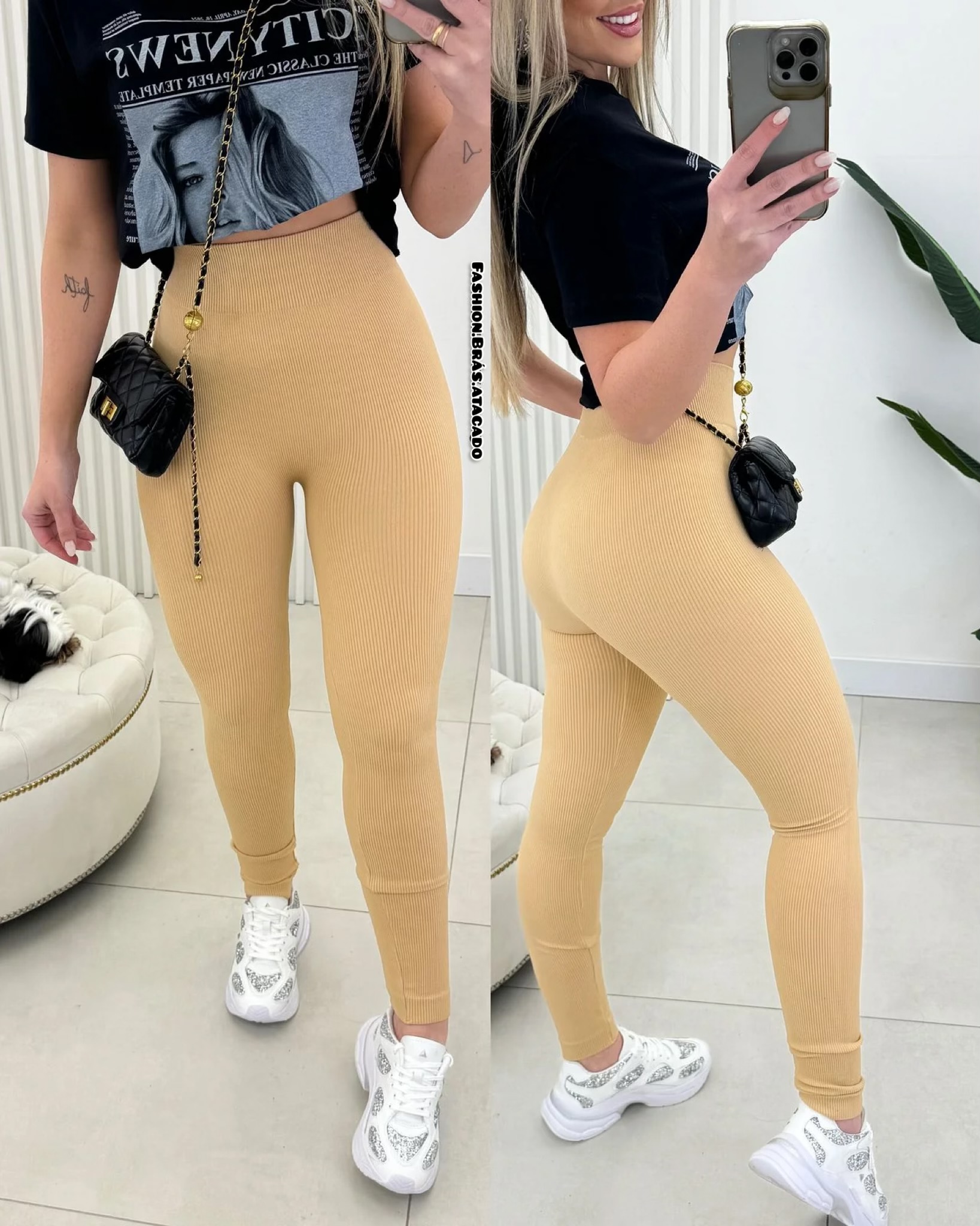 CALÇA CANELADA FASHION  6