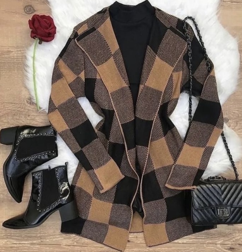 CARDIGAN XADREZ  2
