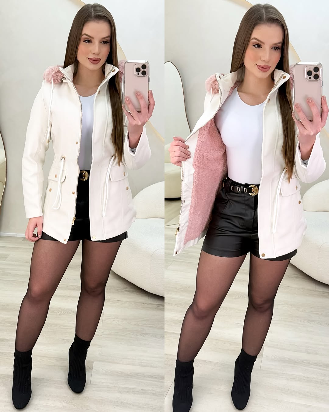 Parka Gabi - lã batida 4