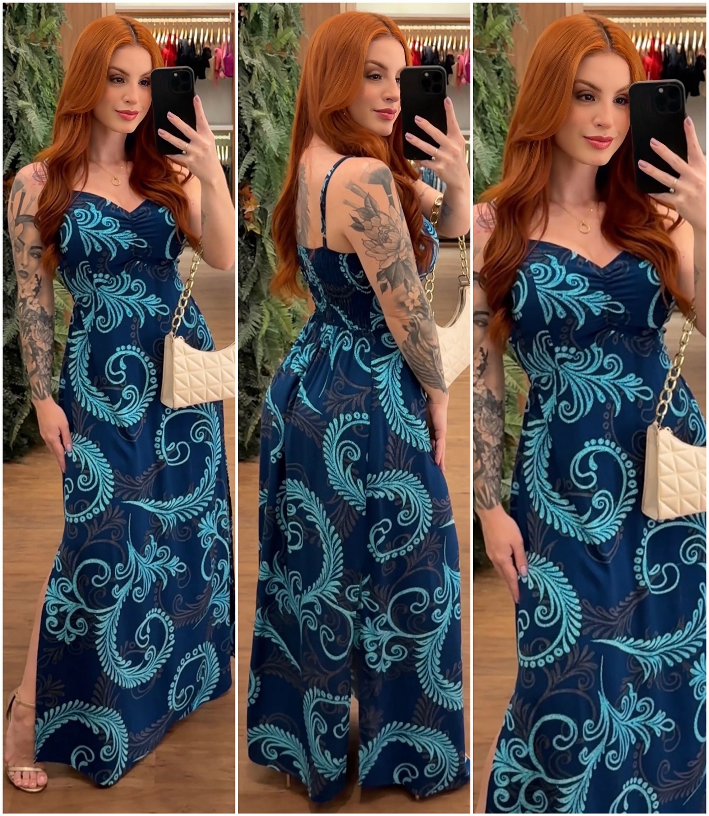 Vestido Longo Estampado 1