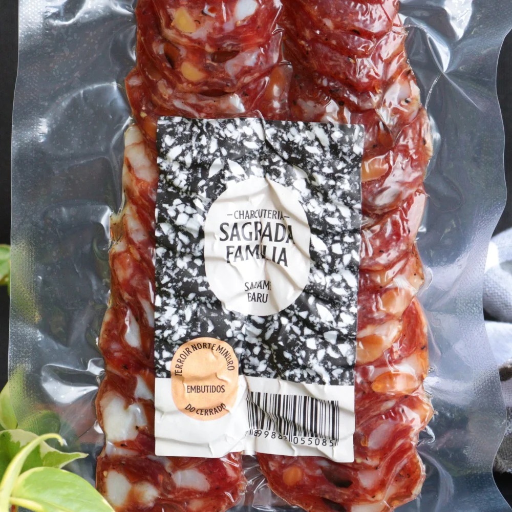 Salame Com Castanha De Barú Fatiado 100G - Sagrada Familia 1