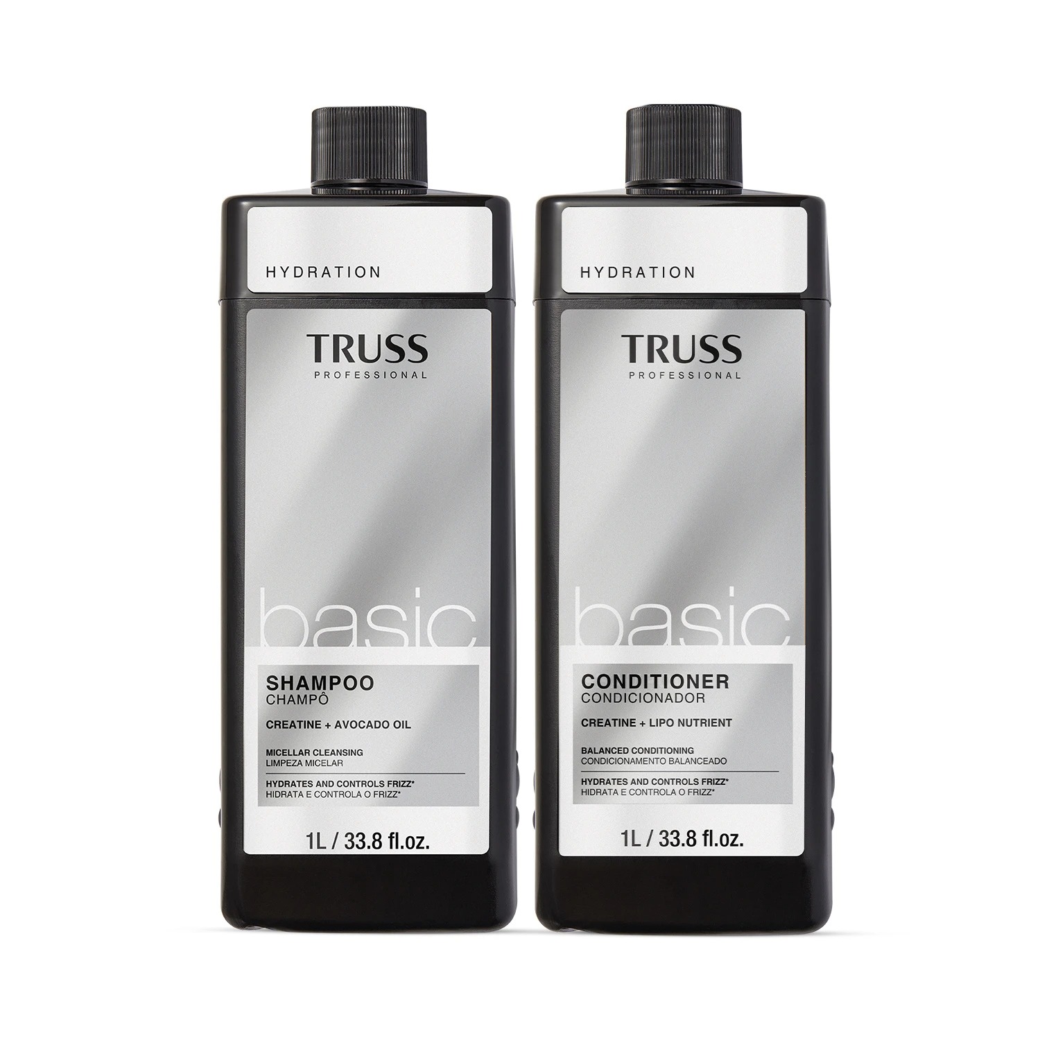 Combo Basic: Shampoo 1L + Condicionador 1L 1