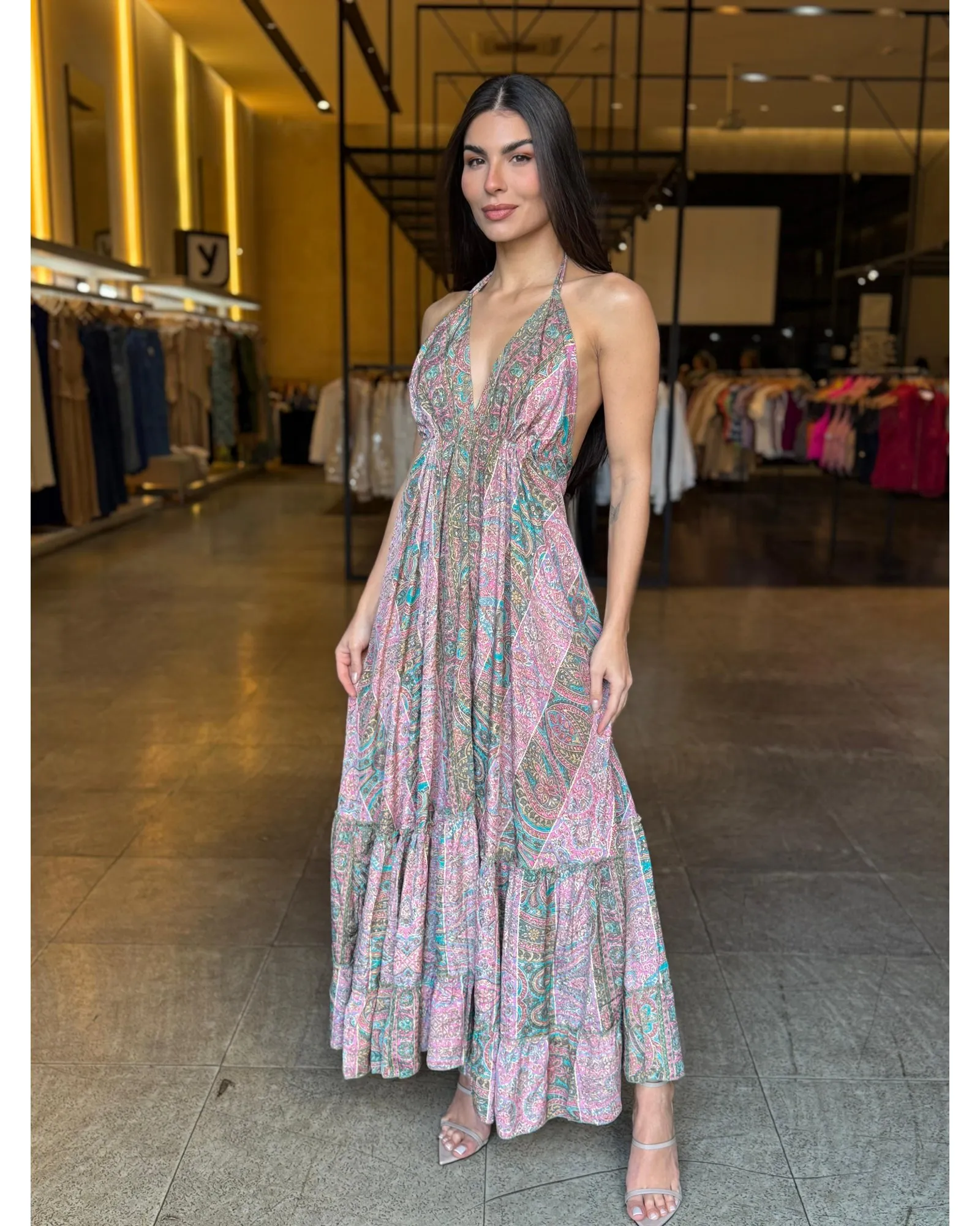 Vestido Indiano Decote  4