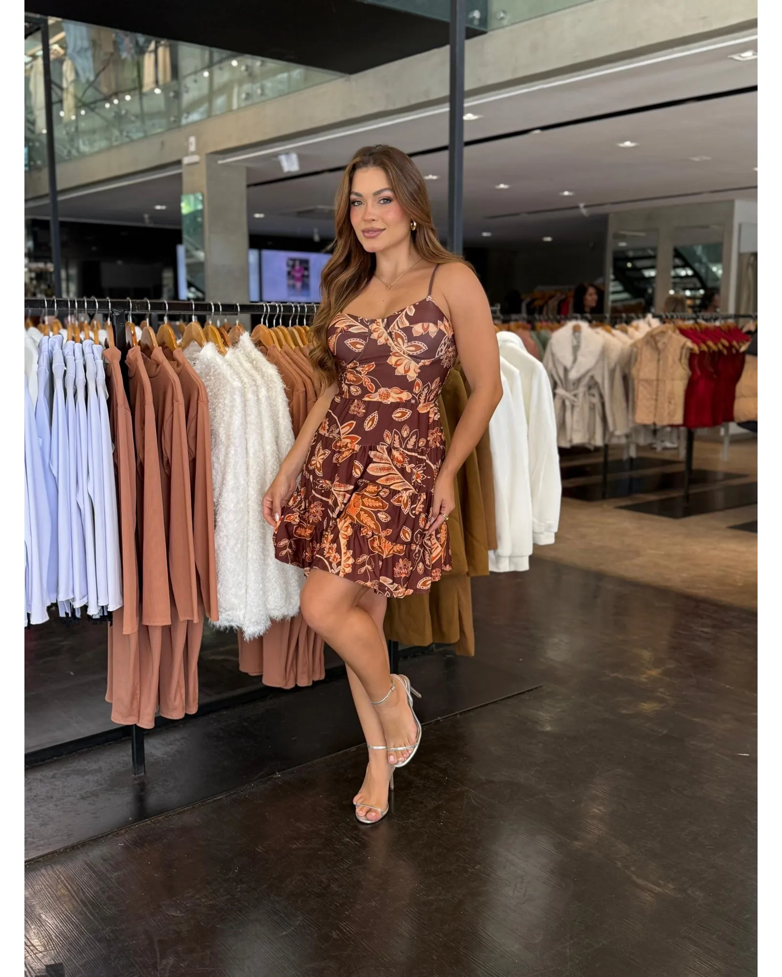 Vestido Curto Estampado Antonela  1