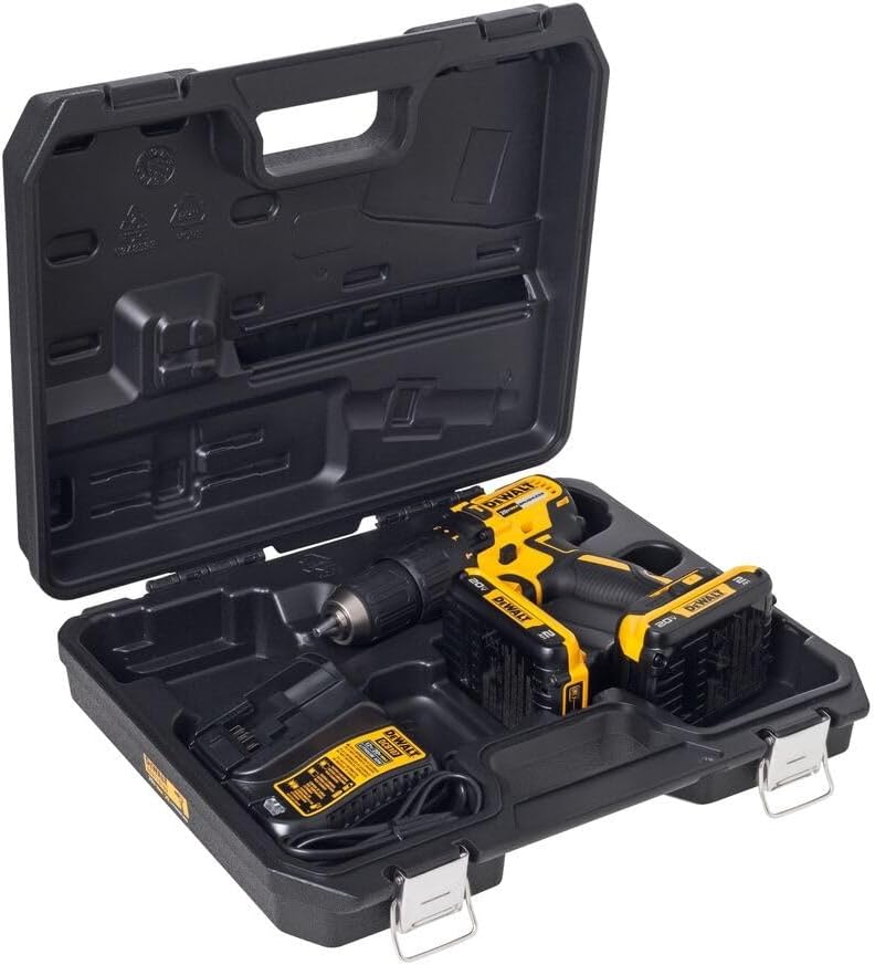 Furadeira e Parafusadeira Dewalt Com 2 Baterias e Maleta 20V 2