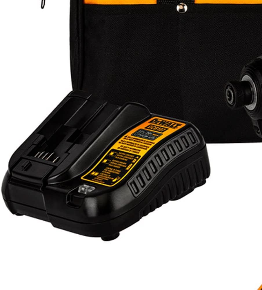 Kit Furadeira e Parafusadeira de Impacto com Parafusadeira de Impacto, Ferramentas à Bateria, Acompanha 2 Baterias com Carregador e Bolsa de Transporte 4