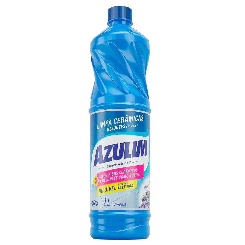 Limpa Cerâmica e Azulejo Lavanda 1L Azulim 1