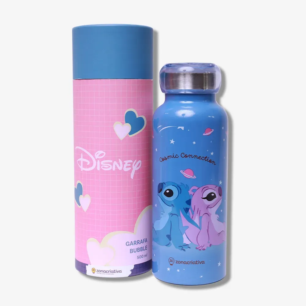 Garrafa Bubble Stitch e Angel Namorados – 650ml  1
