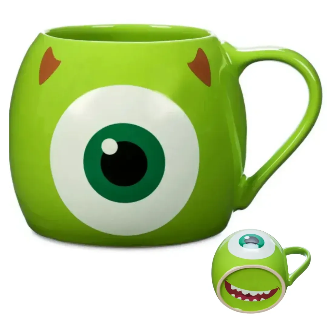 💚 Caneca 3D Mike Wazowski – Monstros S.A. | 400ml  1