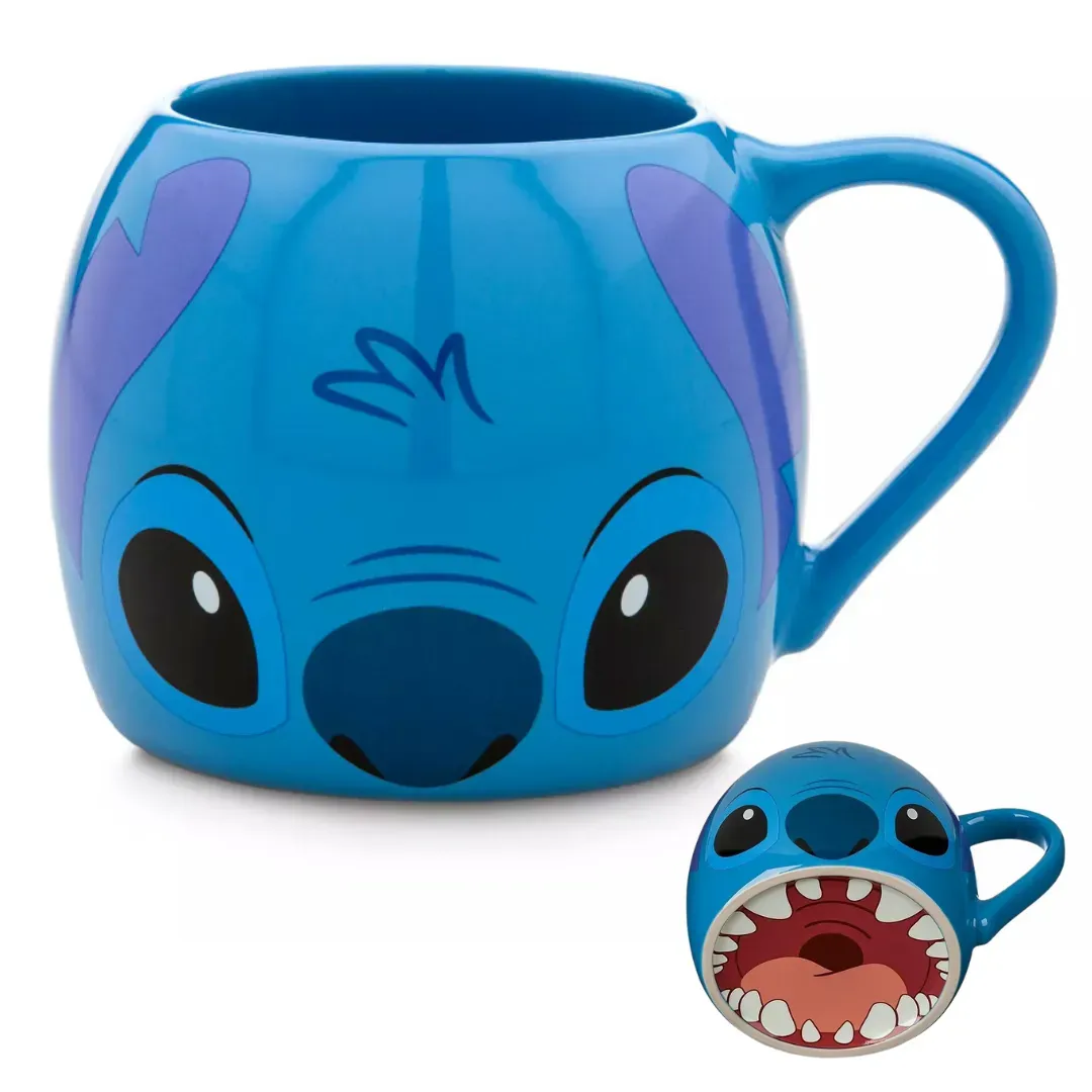 💙 Caneca Disney Stitch – Modelo Redondinha 450ml  1
