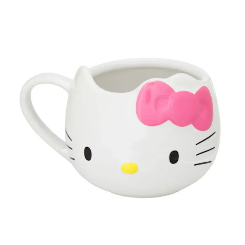 🎀 Caneca Hello Kitty 3D – 400ml de Fofura Clássica!  1
