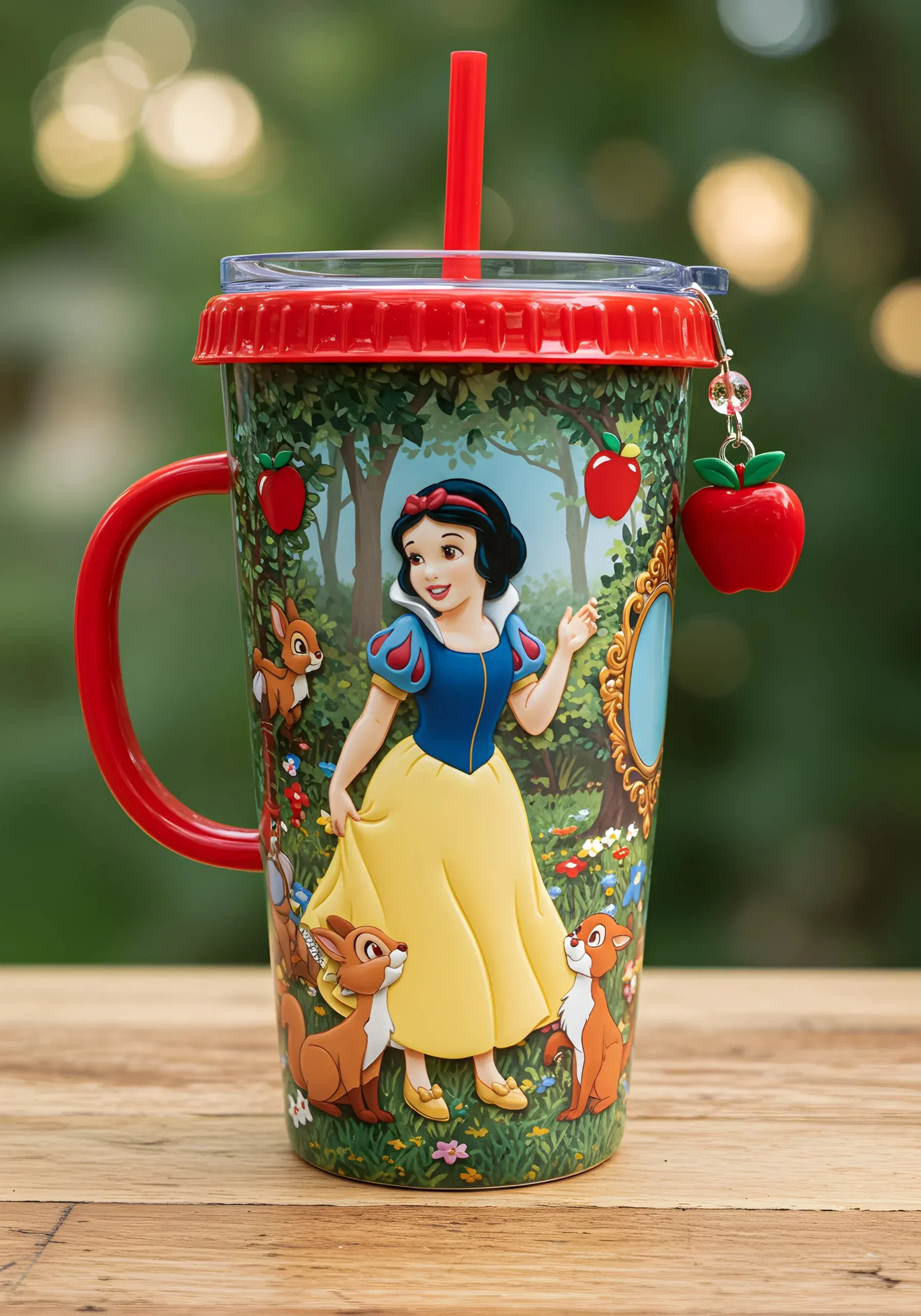 Copo Térmico + Pingente Branca de Neve 1,15L  1
