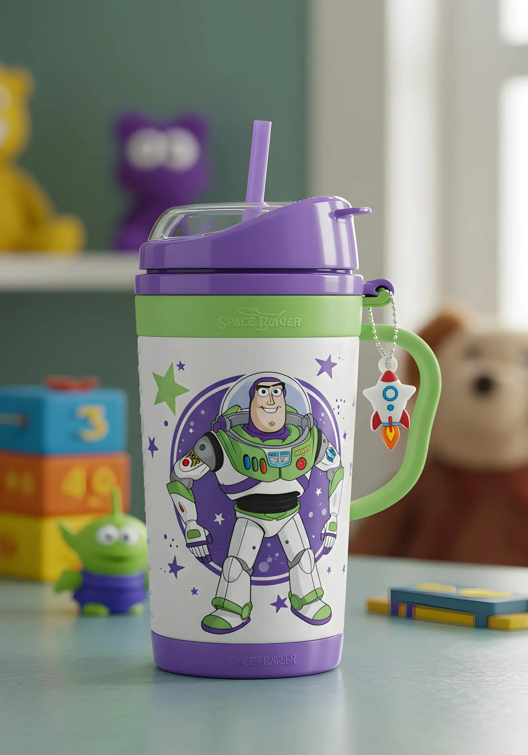 Copo Térmico + Pingente Buzz Lightyear 1,15L  1