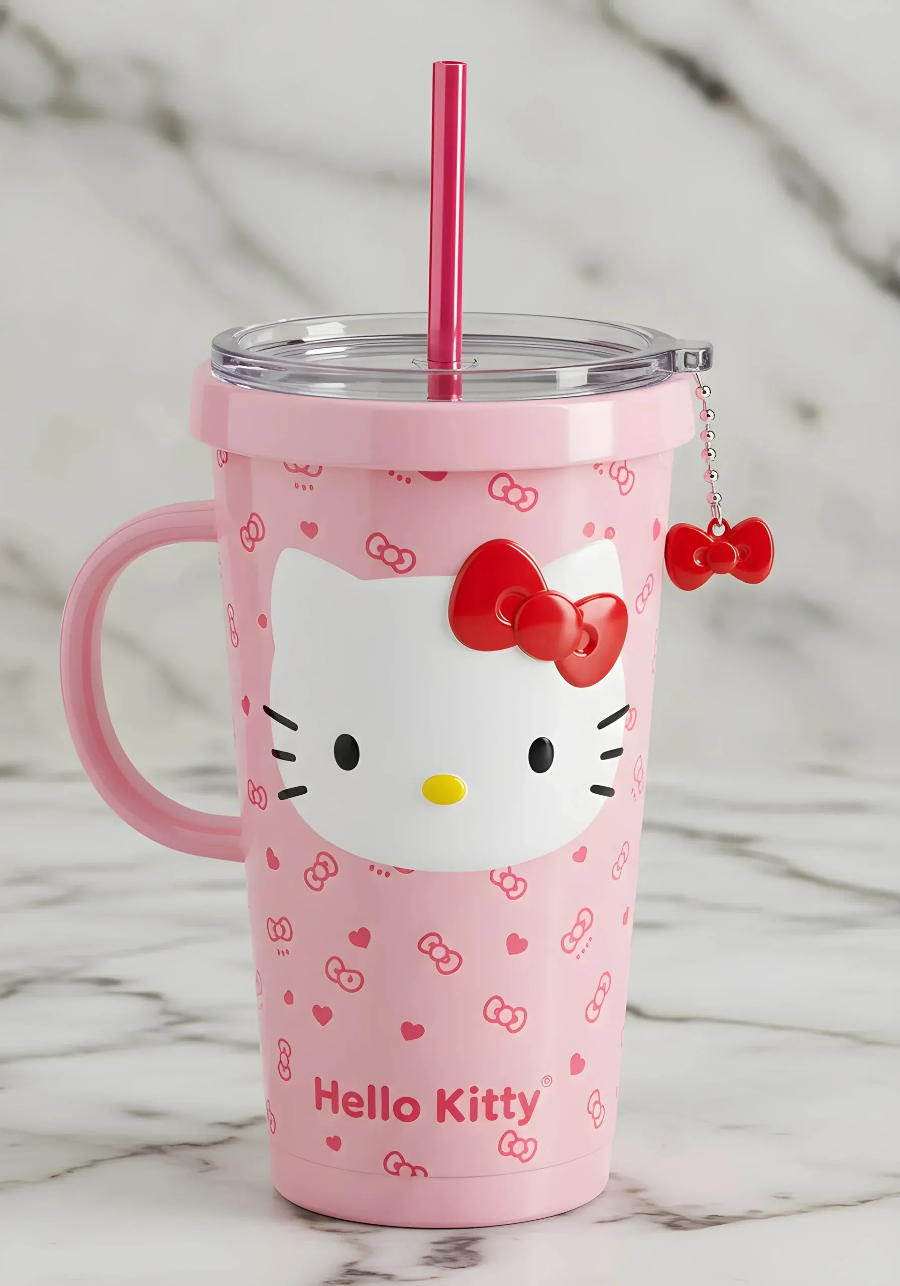 Copo Térmico + Pingente Hello Kitty 1,15L  1