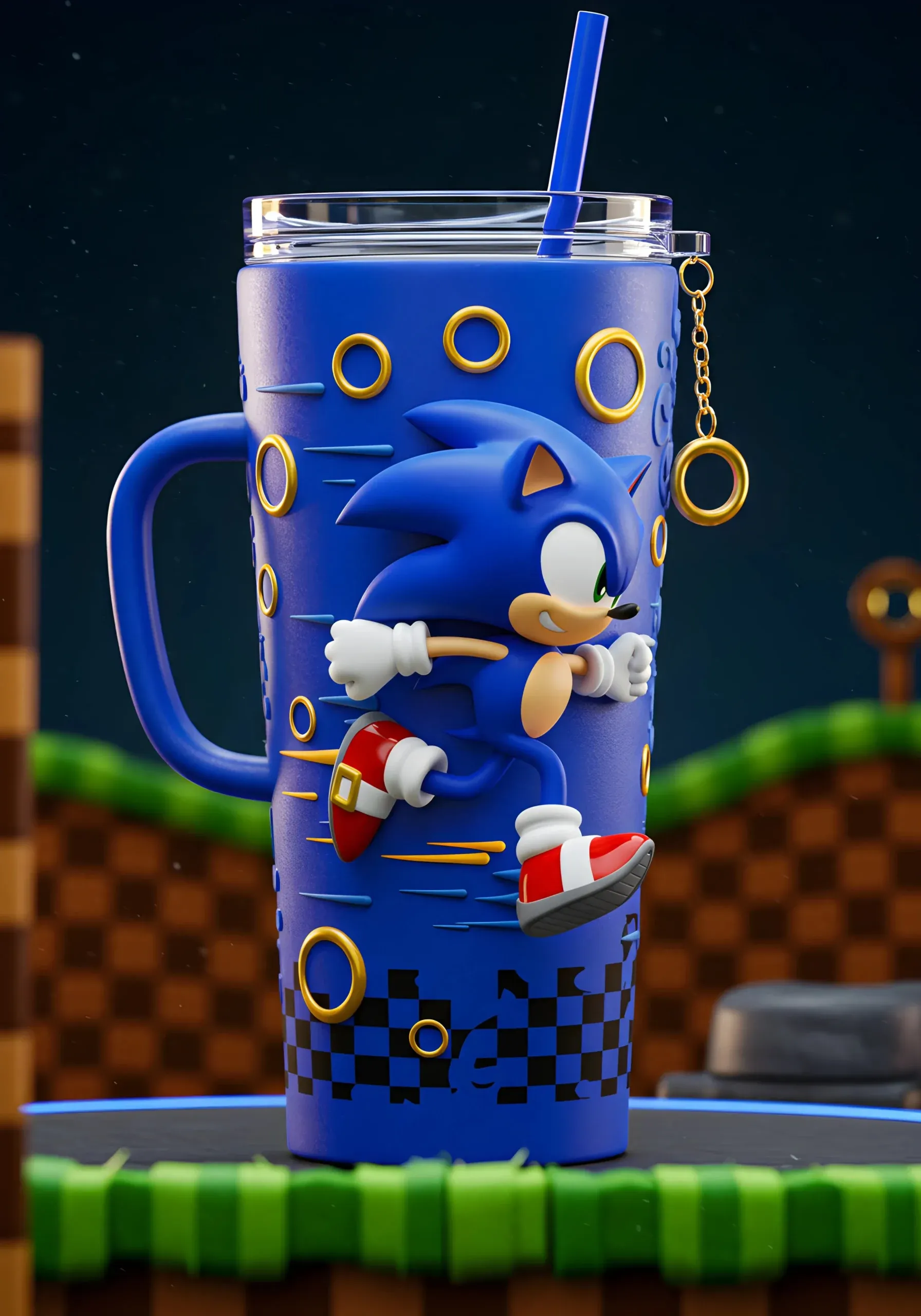 Copo Térmico + Pingente Sonic 1,15L  1