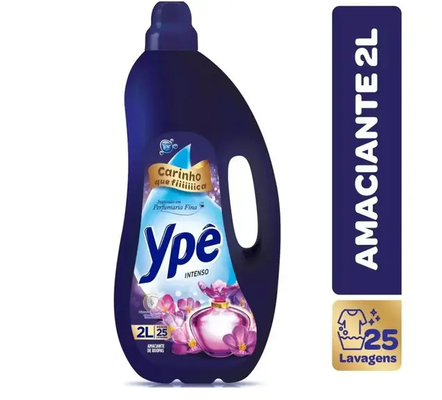 Kit 2 Amaciante de Roupas Tradicional Ypê Intenso 2L 2