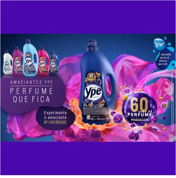 Kit 2 Amaciante de Roupas Tradicional Ypê Intenso 2L 5