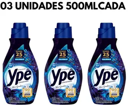 Kit 3 Amaciantes de Roupas Ypê 5ooml Concentrado 1