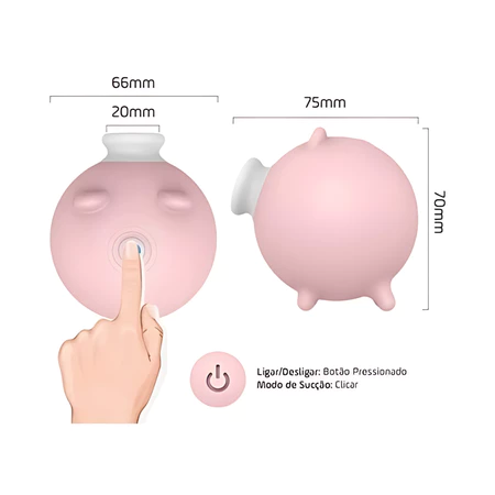PIGGY - O PORQUINHO SUGADOR + 2 lubrificantes 9